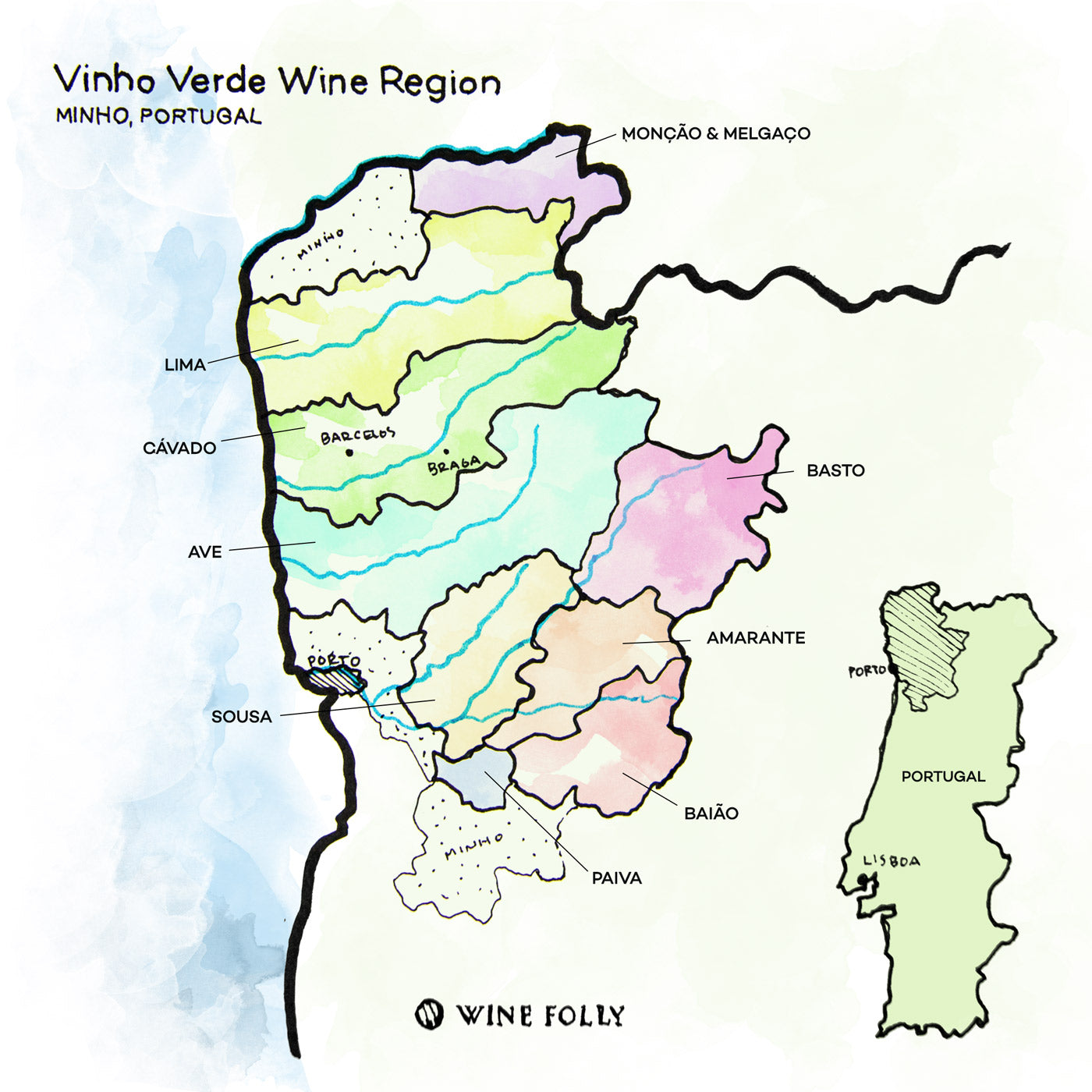 Vinho Verde Alvarinho 'Monçao E Melgaço' 2023